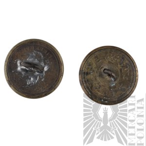 Austro-Hungarian, Two Clerical/Military Buttons (Smooth)