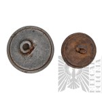 1WŚ - Guziki Wojska Polskiego we Francji, 1917 Rok, Hallerowskie Rzadkie