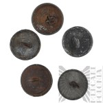 1WŚ - Pięć Guzików Polskich wz.17 oraz Polnische Wehrmacht z Orłem