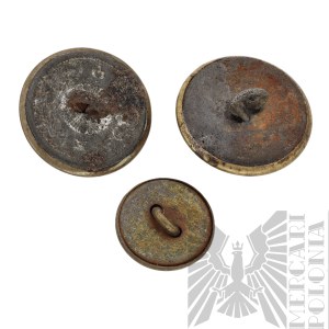 II RP Set of Three Hallmark Buttons.