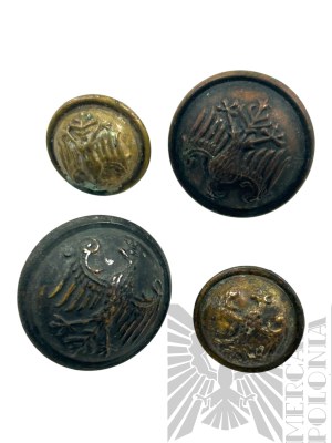 II RP Set of Four Hallmark Buttons