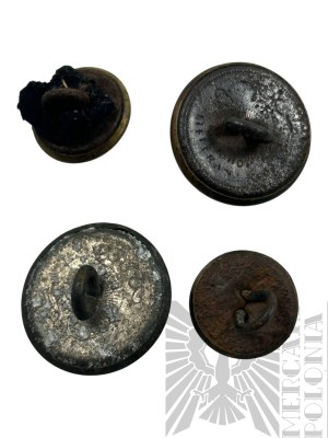 II RP Set of Four Hallmark Buttons