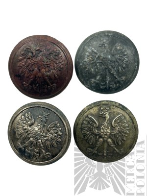 II RP Set of 4 buttons wz.28 Grabski