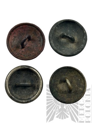 II RP Set of 4 buttons wz.28 Grabski