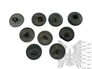 II RP Set of 9 Buttons wz.19