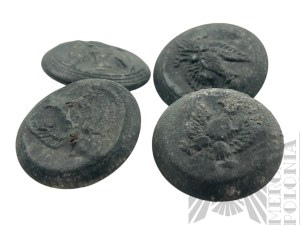 II RP Set of Four Buttons wz.19