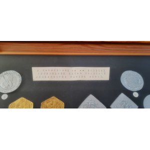 Habsburg and Transylvanian Coin Display Frame