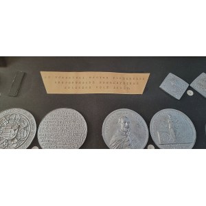 Habsburg and Transylvanian Medal Display Frame
