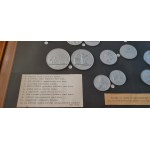 Habsburg and Transylvanian Medal Display Frame