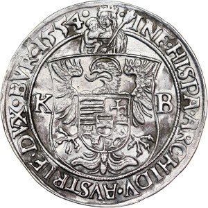 Ferdinand I. (1521-1564) ½ Taler 1554 KB