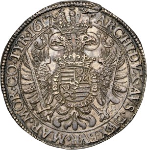 Matthias II (1608-1619) Thaler 1617 KB