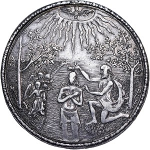 Transylvania - Gabriel Bethlen (1613-1629) Silbermedaille auf die Taufe 1626 NB