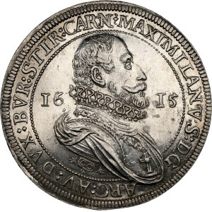 Erzherzog Maximilian (1612-1618) Thaler 1615 Hall