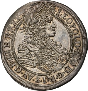 Leopold I. (1657-1705) ½ Thaler 1696 KB
