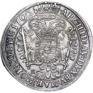 Leopold I. (1657-1705) ½ Thaler 1702 KB