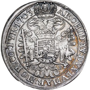 Leopold I. (1657-1705) ½ Thaler 1703 KB