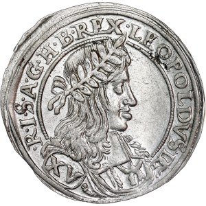 Leopold I. (1657-1705) XV Kreuzer 1661 CA