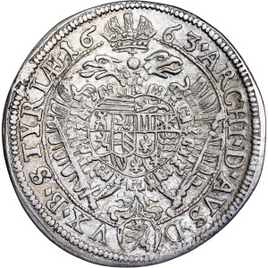 Leopold I. (1657-1705) XV Kreuzer 1663 Graz