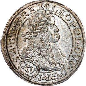 Leopold I. (1657-1705) XV Kreuzer 1664 CA