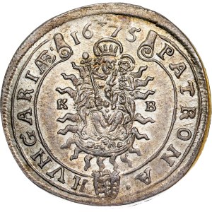 Leopold I. (1657-1705) XV Kreuzer 1675 KB