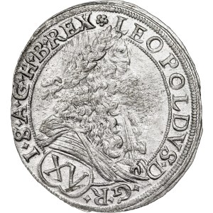 Leopold I. (1657-1705) XV Kreuzer 1675 Vienna