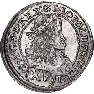 Leopold I. (1657-1705) XV Kreuzer 1675 Graz