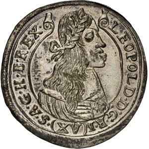 Leopold I. (1657-1705) XV Kreuzer 1676 KB