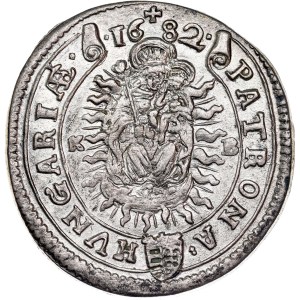 Leopold I. (1657-1705) XV Kreuzer 1682 KB