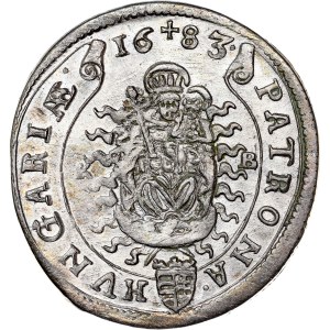 Leopold I. (1657-1705) XV Kreuzer 1683 KB
