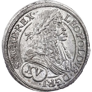 Leopold I. (1657-1705) XV Kreuzer 1684 Vienna