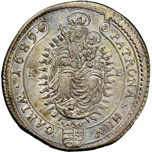 Leopold I. (1657-1705) XV Kreuzer 1689 KB
