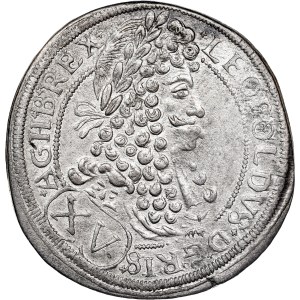 Leopold I. (1657-1705) XV Kreuzer 1695 Pressburg