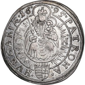 Leopold I. (1657-1705) XV Kreuzer 1695 Pressburg