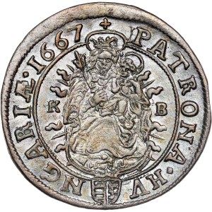 Leopold I. (1657-1705) VI Kreuzer 1667 KB