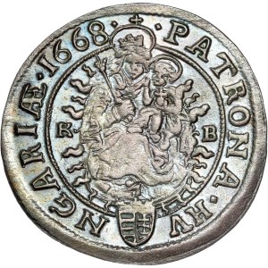 Leopold I. (1657-1705) VI Kreuzer 1668 KB