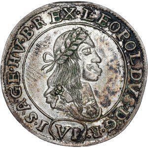 Leopold I. (1657-1705) VI Kreuzer 1672 KB