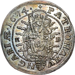 Leopold I. (1657-1705) VI Kreuzer 1674 KB