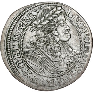 Leopold I. (1657-1705) VI Kreuzer 1677 NB