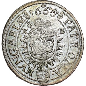 Leopold I. (1657-1705) 3 Kreuzer 1663 KB