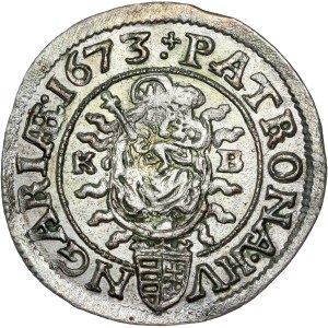 Leopold I. (1657-1705) 3 Kreuzer 1673 KB