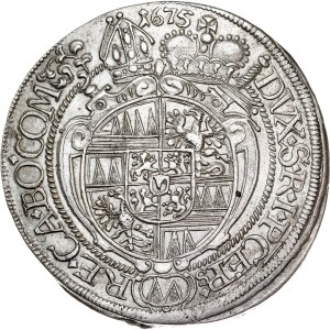 Olmütz - Charles II Liechtenstein (1664-1695) XV Kreutzer 1675 Kremsier