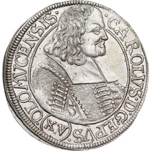 Olmütz - Charles II Liechtenstein (1664-1695) XV Kreutzer 1677 Kremsier