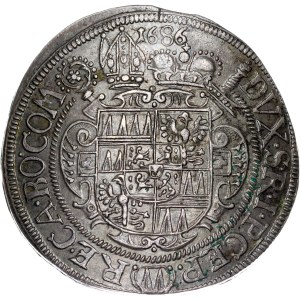 Olmütz - Charles II Liechtenstein (1664-1695) XV Kreutzer 1686 Kremsier