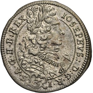 Joseph I (1705-1711) 3 Kreuzer 1707 C-H/C-SH