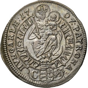 Joseph I (1705-1711) 3 Kreuzer 1707 C-H/C-SH