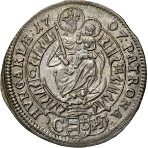 Joseph I (1705-1711) 3 Kreuzer 1707 C-H/C-SH