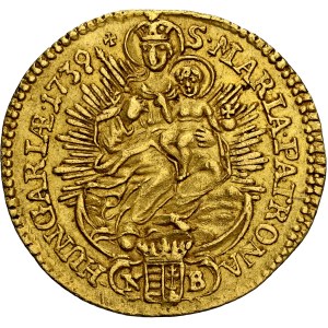 Karl VI. (1711-1740) Ducat 1739 NB