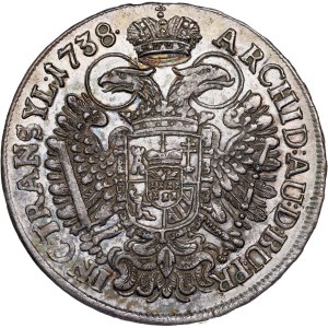 Karl VI. (1711-1740) Thaler 1738 Karlsburg