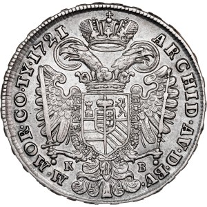 Karl VI. (1711-1740) ½ Thaler 1721 KB