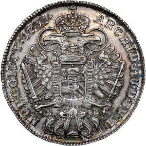 Karl VI. (1711-1740) ½ Thaler 1737 KB